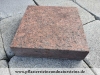 ROTE Granit-Platten, (aus VANGA - ein importiertes, skandinavisches Material) geflammt – unterschiedliche Größen/Maßen (NUR BEISPIEL - AUF DEM FOTO ALS TROCKEN)