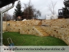 Unregelmäßige Mauersteine aus Sandstein (Natursteinmauer) - Foto von unseren Kunden