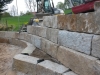 Granit-Mauersteine, grau-gelb, Mittelkorn, allseitig gespalten