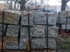 Granit-Mauersteine / Naturstein-Mauer / Granit-Mauer / Wasserbausteine, grau-gelb, Mittelkorn, allseitig gespalten (Granit-Mauersteine aus Polen), Mauersteine für eine Natursteinmauer, Antik Mauersteine, Antik Mauer, Polengranit