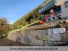 Unsere Granit-Quader aus Polen schon in der Schweiz... Granit-Mauersteine aus Polen / Naturstein-Mauer / Granit-Mauer / Wasserbausteine, grau-gelb, Mittelkorn, allseiteig gespalten (Granit-Mauersteine aus Polen) - Foto von unseren Kunden, Mauersteine für eine Natursteinmauer, Polengranit, preisgünstige Mauersteine und Wasserbausteine