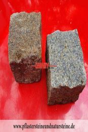 Granit-Pflastersteine (Feinkorn), NASSE Granit-Pflastersteine MELANGEMISCHUNG (eine bunte Mischung aus feinkörnigen Granit-Pflastersteinen GRAU-GELB) Granit-Pflastersteine aus Polen