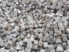 Granit-Pflastersteine (Feinkorn), MELANGEMISCHUNG (eine bunte Mischung aus feinkörnigen Granit-Pflastersteinen GRAU-GELB) Granit-Pflastersteine aus Polen