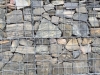 Zur Zeit nicht erhältlich - Gabionenstützmauer, Kundenfoto - gemischte Natursteine für Gabionen (Drahtkörbe, Steinkörbe)..., Natursteine aus Polen