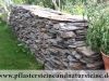 Trockenmauer aus Schiefer, Schiefer-Mauersteine / Naturstein-Mauer / Schiefer -Mauer (Mauersteine als Platten)..., Schiefer aus Polen - Foto von unseren Kunden